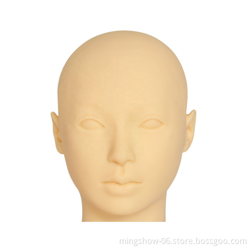 Cheap Plastic Make Up Realistic Female Mannequin Head for Wig Display